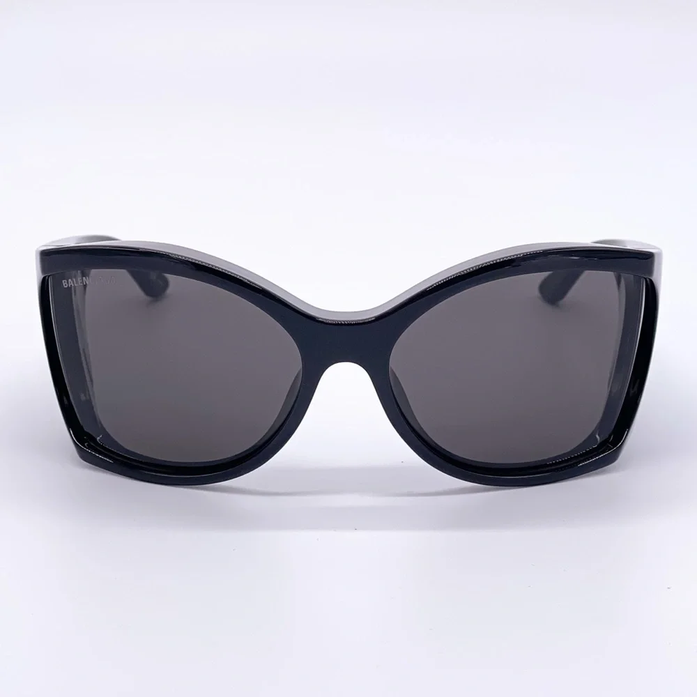 NEW BALENCIAGA BB0154S 001 UNISEX SUNGLASSES BALENCIAGA GOOGLES EYEWEAR